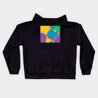 Jazzy Ellipses Kids Hoodie